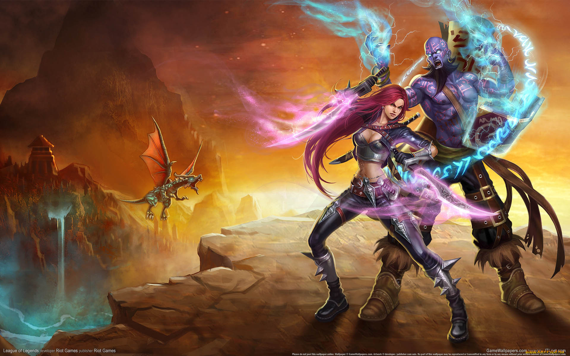 league, of, legends, , , katarina, ryze
